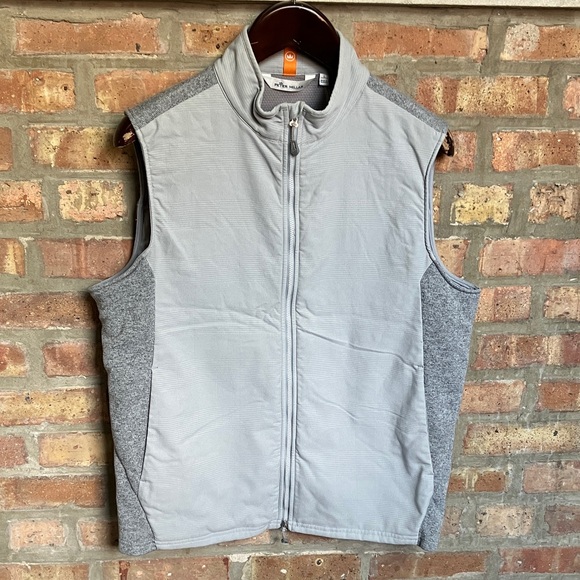 Peter Millar GaleSolid Fuse Elite Flannel Hybrid Vest